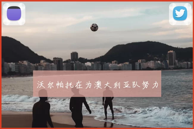 沃尔帕托在为澳大利亚队努力